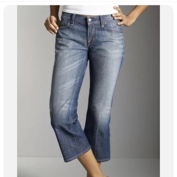 Citizens of Humanity Kelly 063 low waist crop jeans size 28 - Picture 12 of 12